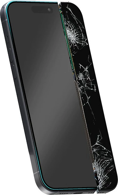 Hibridno zaščitno steklo CRONG Nano Glass 100D za iPhone 16 Pro