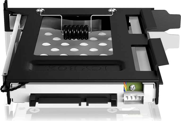 Pripomoček za montažo 2,5" SATA HDD/SSD v PCI reži, ICY BOX, črn