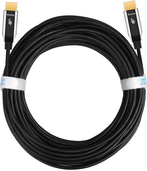Hibridni HDMI kabel z optičnimi vlakni TB, 20 m, črn