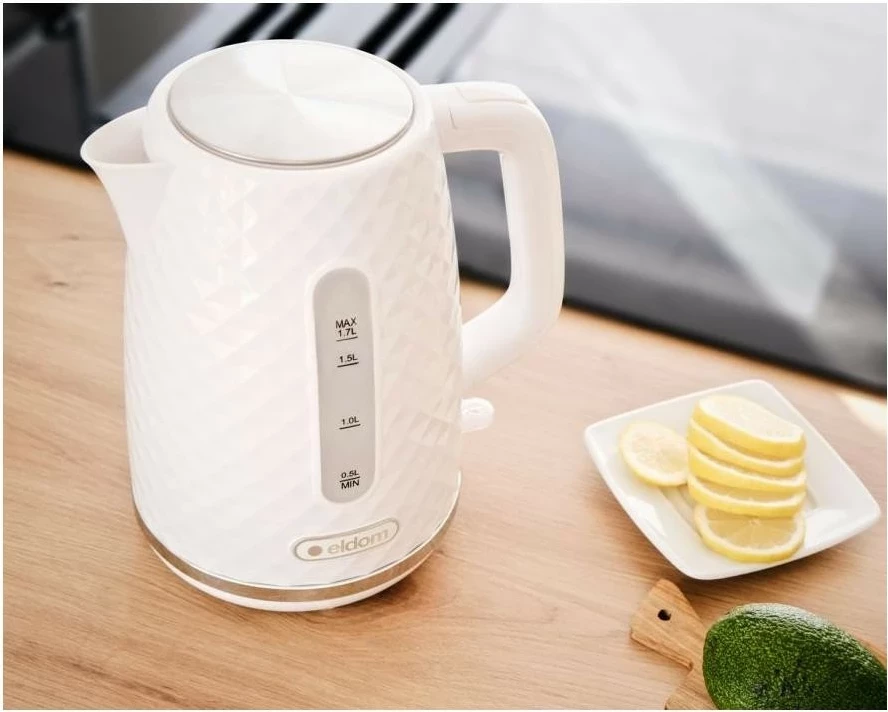 Električni čajnik 1,7 L 2200 W, bel, Eldom C280B Elli