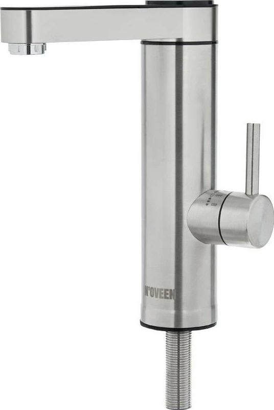 Električna pipa za vodo N'OVEEN IWH960, LED zaslon, inox, IPX4, srebrna