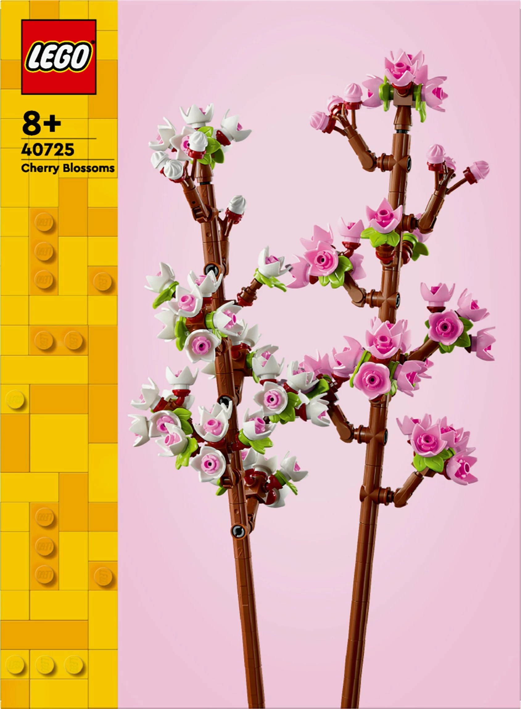 Set za sestavljanje češnjevih cvetov LEGO 40725, 430 kosov, večbarvno