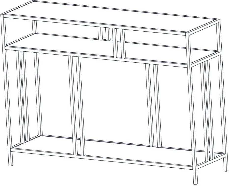 Elegantna stranica Hanah Home Venedik, črna