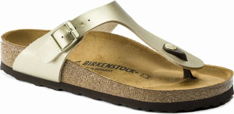 Elegantne ženske japonke Gizeh, Birkenstock, zlate