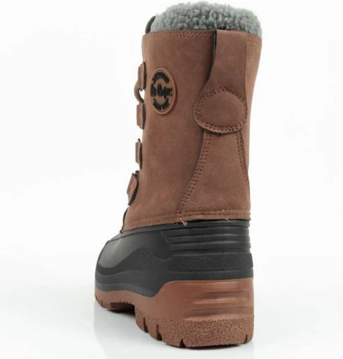 Topli otroški škornji Lee Cooper, rjavi