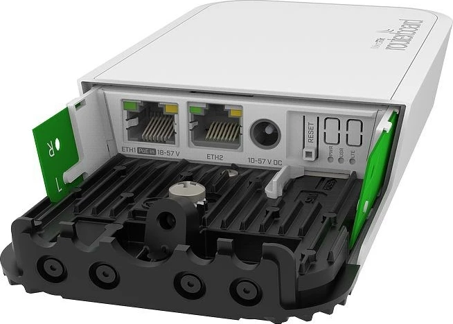 Brezžični usmerjevalnik MikroTik wAP R ac, 867 Mbit/s, bel