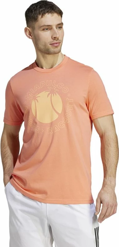 Majica za moške adidas, oranžna