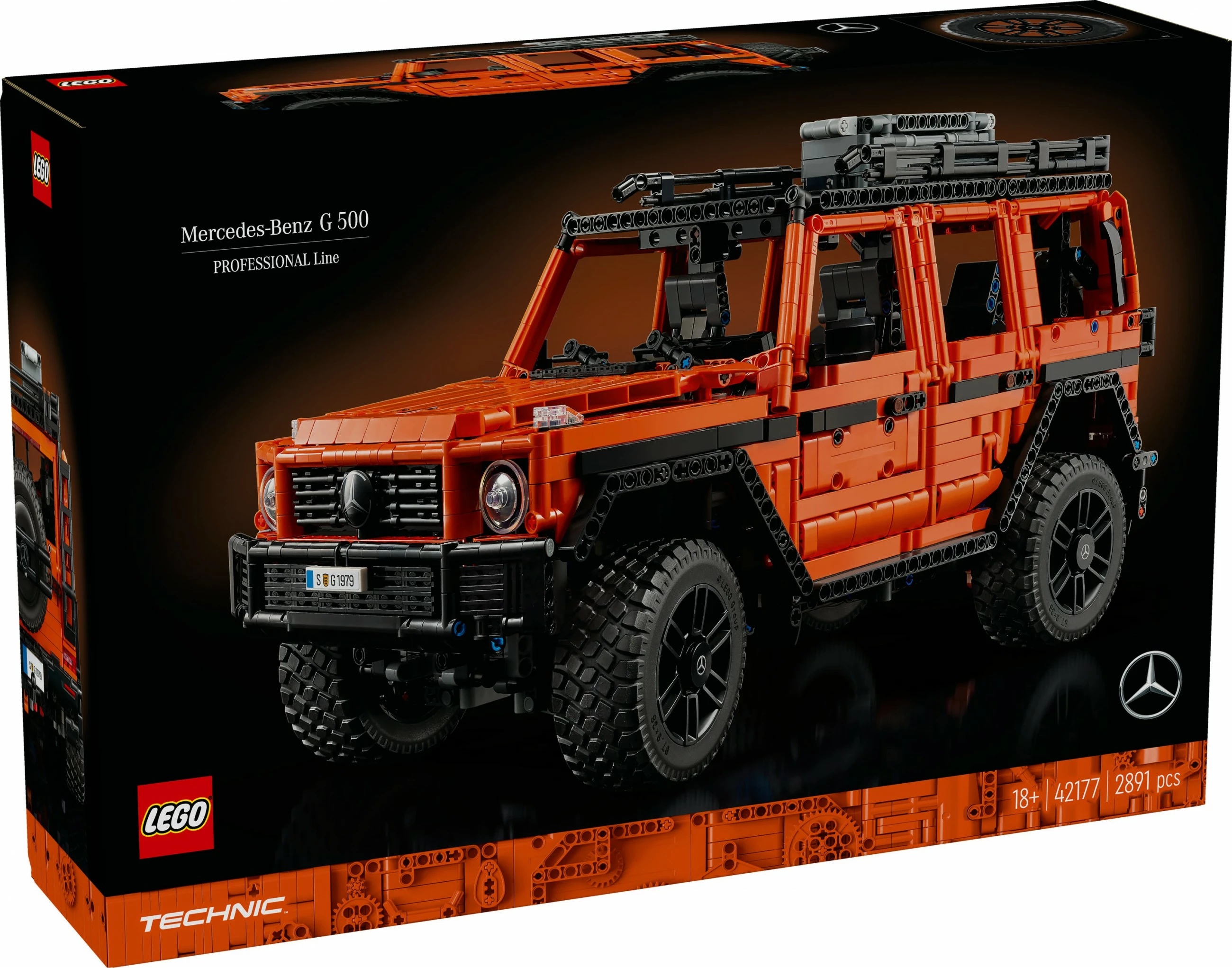 Komplet za sestavljanje Mercedes-Benz G 500, 2891 delov, večbarven - LEGO
