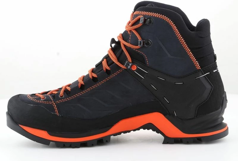 Gorske tekaške čevlje Salewa Mtn Trainer GTX MID, črno-oranžni