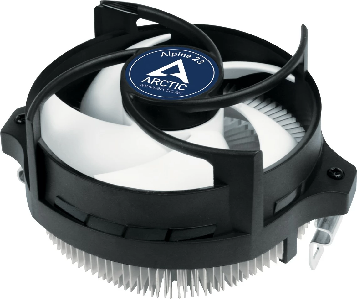 Zračni hladilnik za CPU ARCTIC Alpine 23, 9 cm, 100-2000 RPM, aluminij, črn