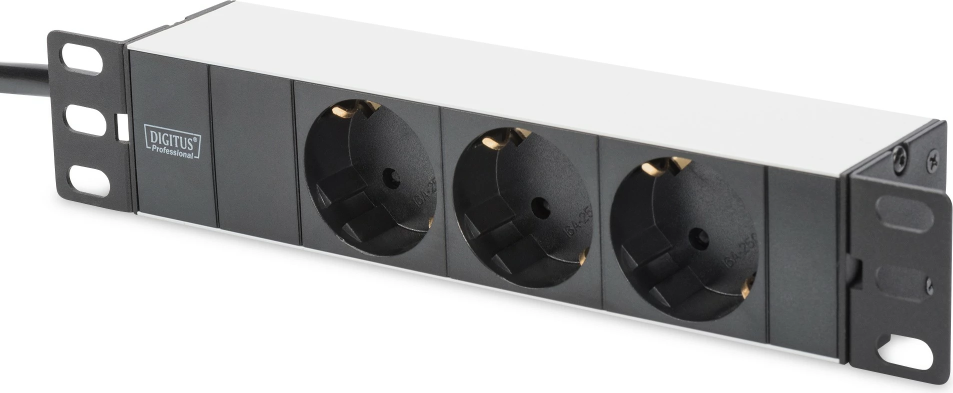 Omara za mrežo 12U Digitus, 25,4 cm (10"), montaža na steno, črna