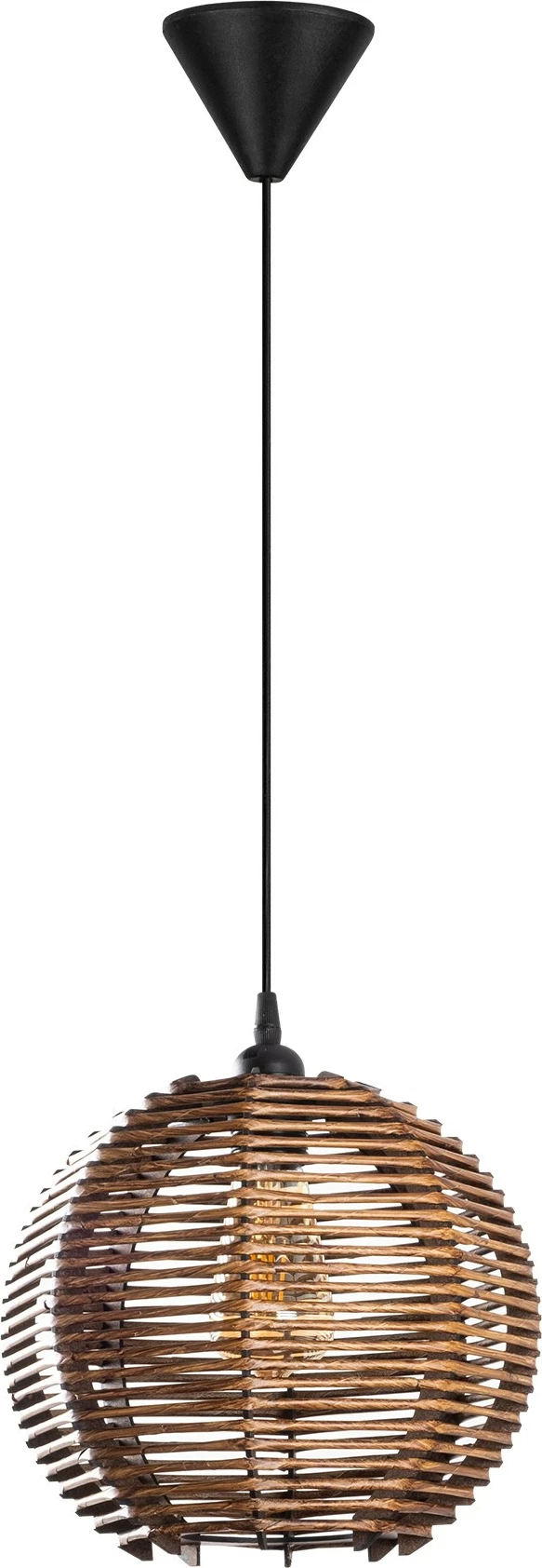 Stropna svetilka, bambusna sfera Opviq