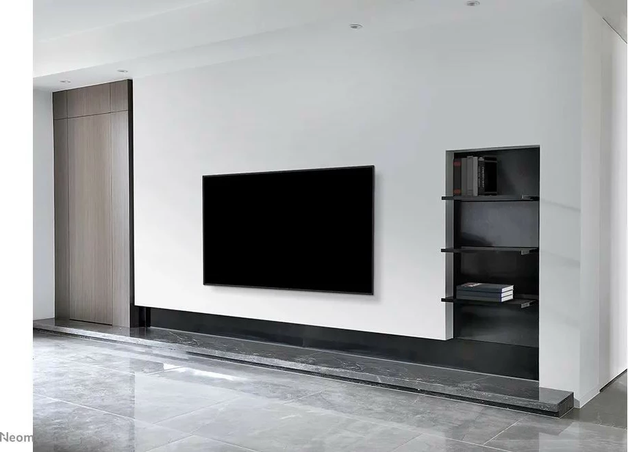 Stenski nosilec za TV/monitor 40-75", Neomounts WL30-550BL16, kovina, črn