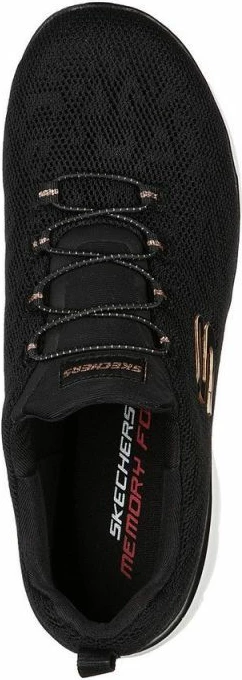 Leopard vzorec športne superge Skechers za ženske, črne