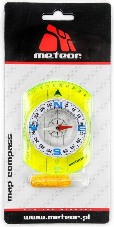 Busola z merilcem smeri, za moške, ženske in otroke - Meteor 71009