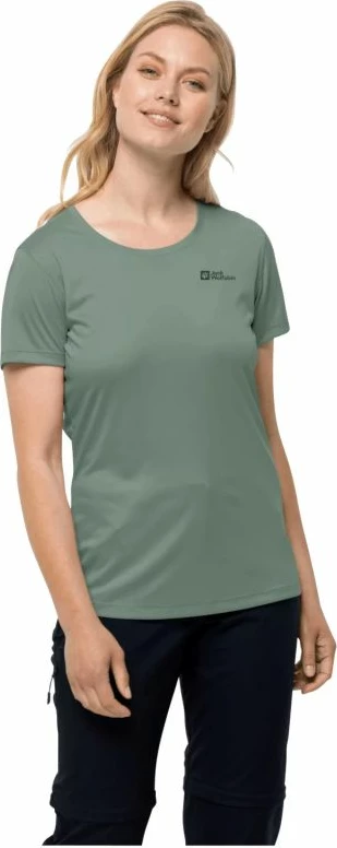 Majica Tech Tee za ženske, Jack Wolfskin, zelena