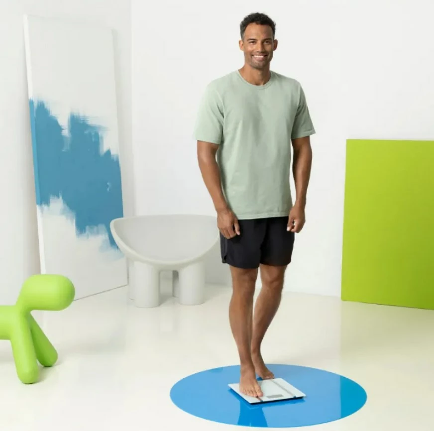 Elektronska tehtnica za telo Medisana Ecomed BS-70E, bela