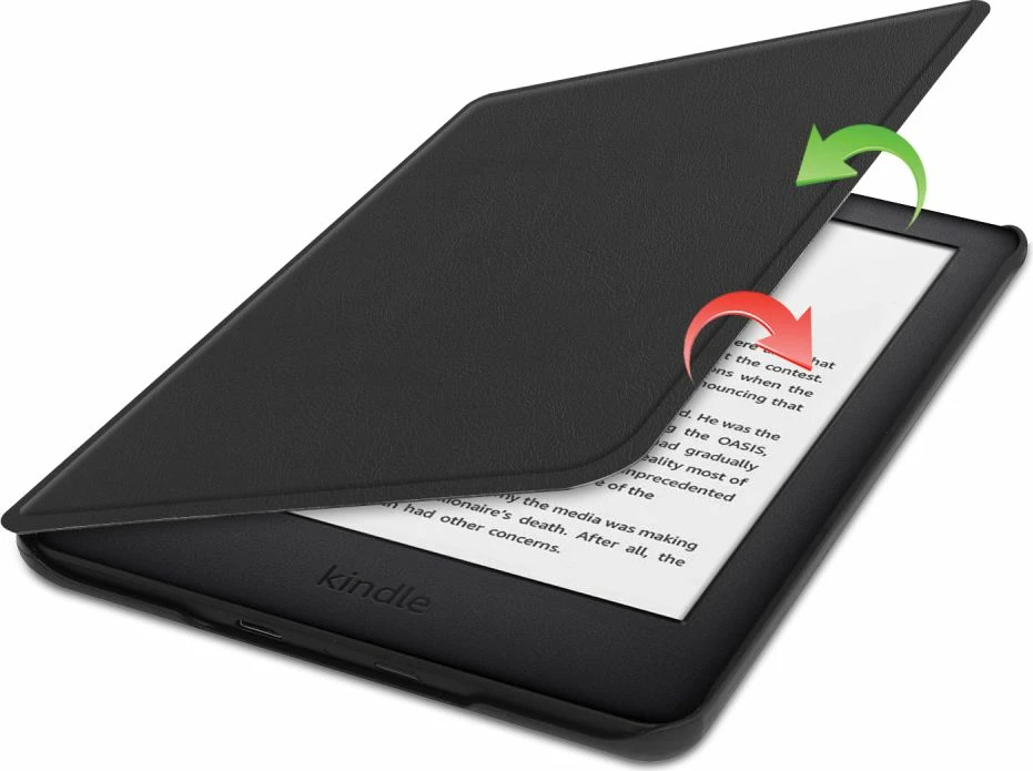 Zaščitni ovitek za Amazon Kindle 11" (2022), moder s cvetovi sakura, Tech-Protect SmartCase