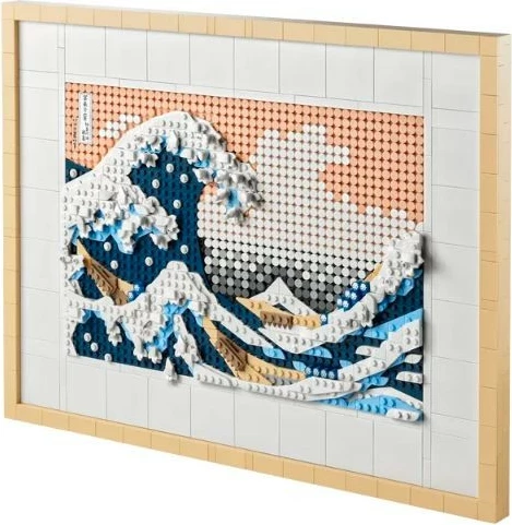 Umetniška sestavljanka The Great Wave LEGO Art 31208, 1810 delov, za odrasle