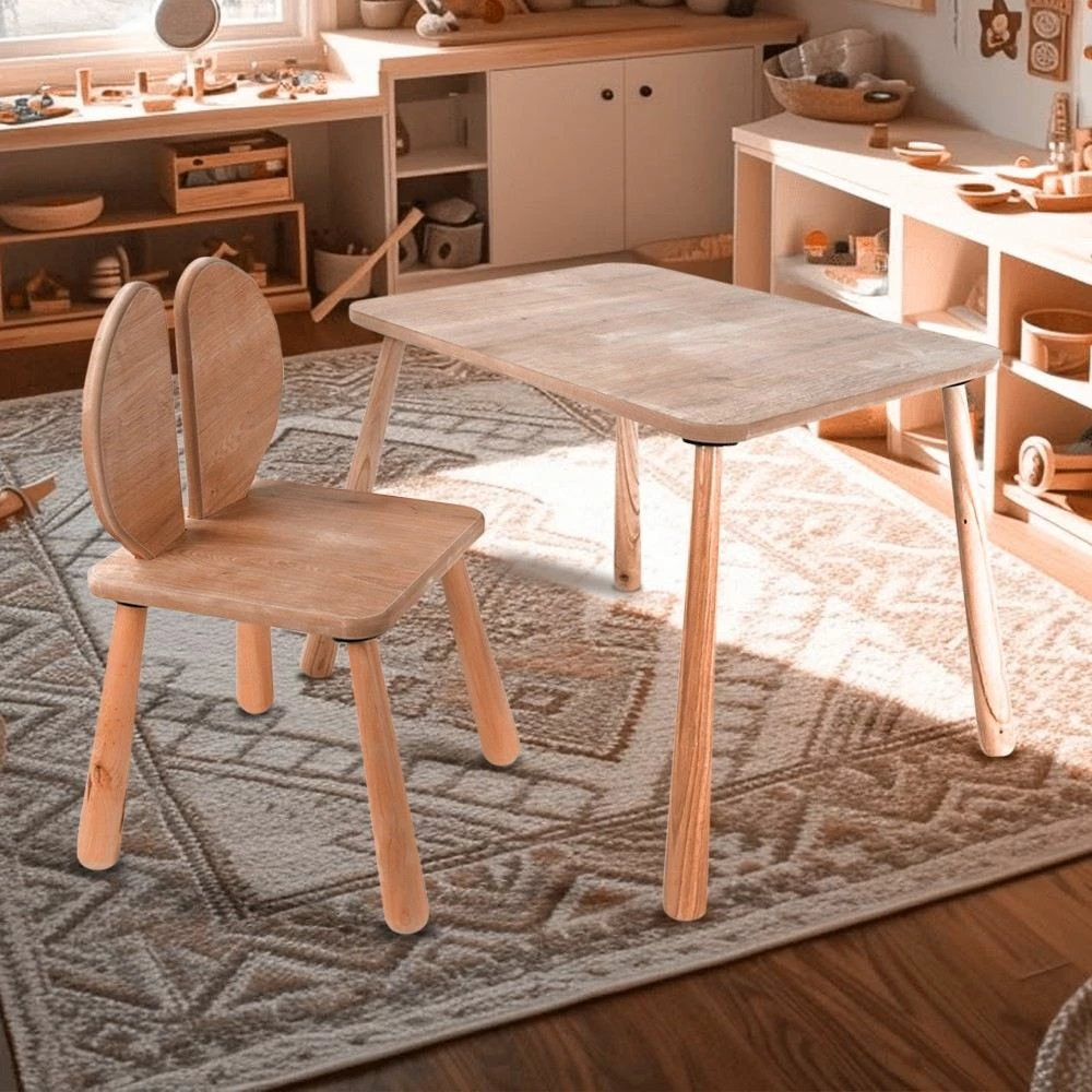Set miz za otroke, 12-delni, hrast — Skye Decor BLTYZ-AKTV064