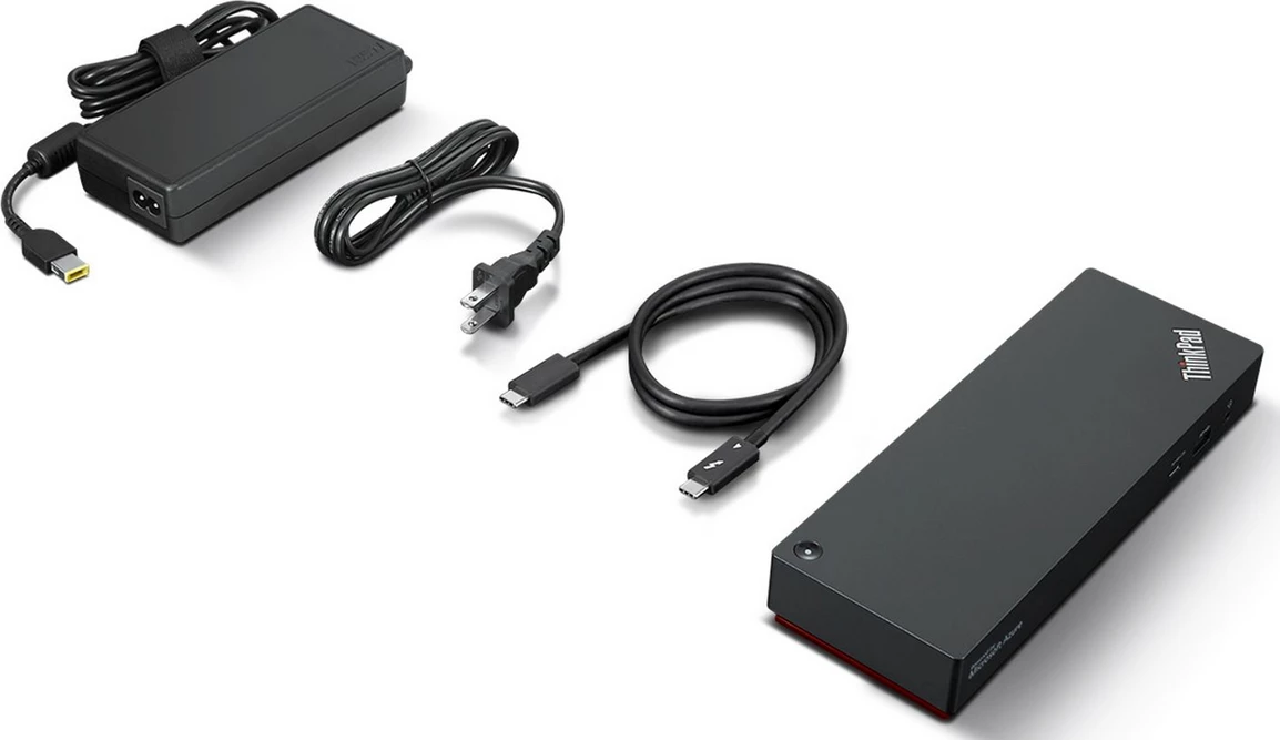 Docking postaja USB-C Lenovo 40B10135EU, črna