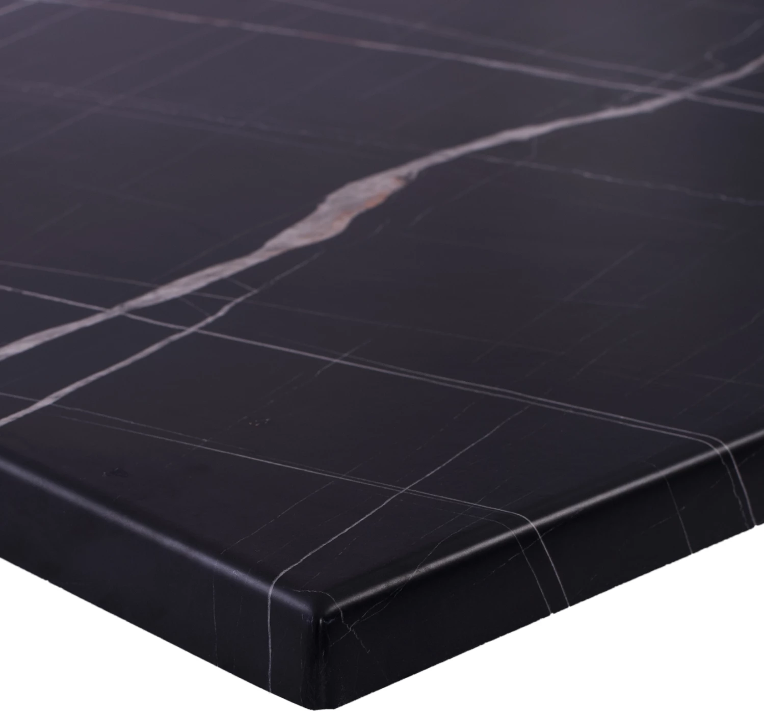 Namizna plošča iz Werzalita kvadratna črno marmorni videz 741 FH5229.13 60x60cm