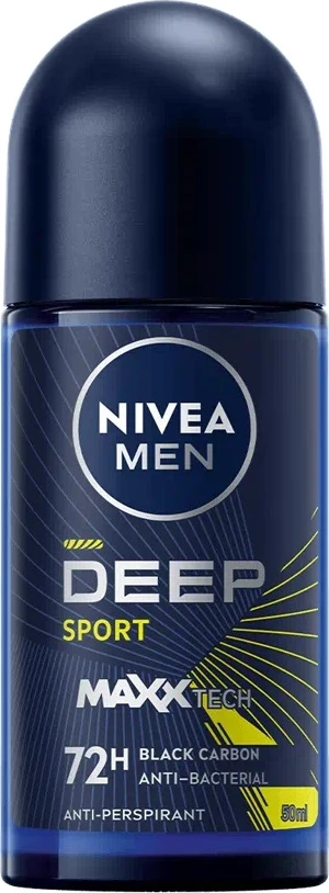 Antiperspirant roll-on za moške Nivea Deep Sport, 50 ml
