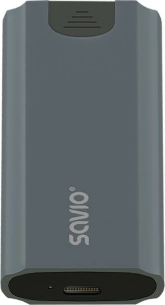 Zunanja ohišje za SSD M.2 NVMe Savio AK-67, USB-C 3.1, siva