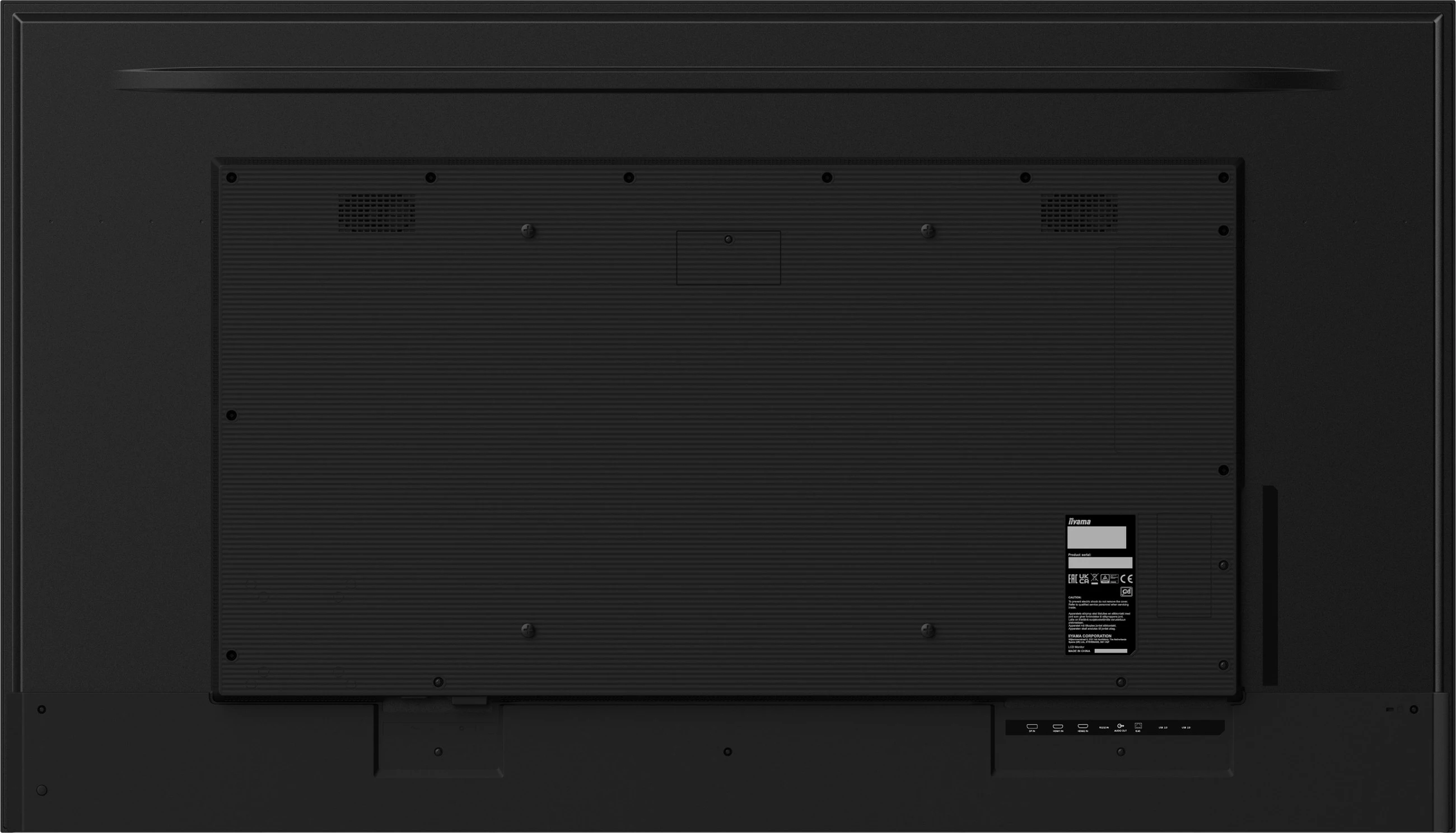 Monitor 65-palčni (163,8 cm), 4K Ultra HD, LED, Wi‑Fi, črn iiyama ProLite LH6565UHSB-B1