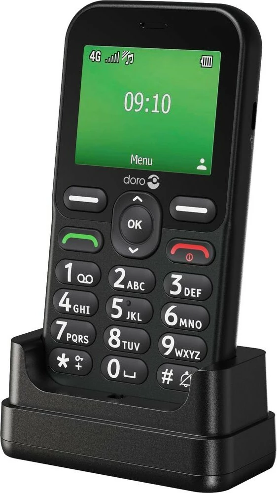 Pametni telefon Doro Leva E10 LTE, črn