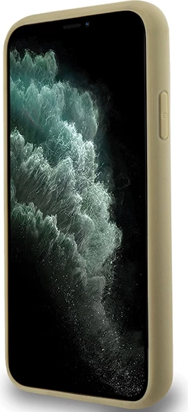 Ovitek s Hello Kitty vzorcem, usnjen videz, MagSafe za iPhone 11/XR, zlat