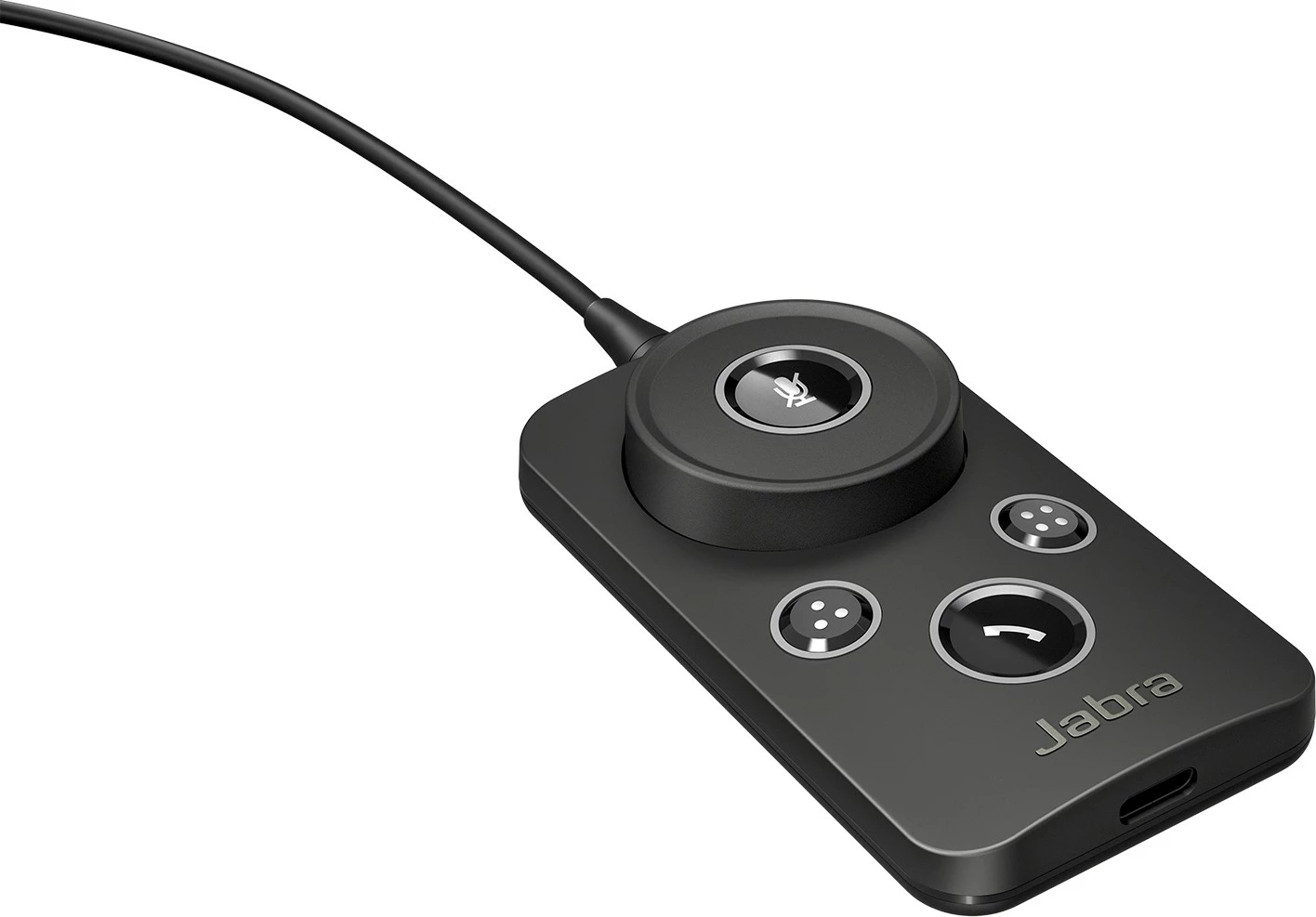 Monauralne slušalke USB‑C z mikrofonom in kablom, črne, Jabra Engage 50