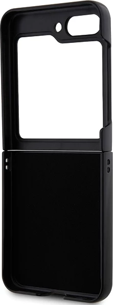 Ovitek za telefon Saffiano Monogram Choupette Pin za Samsung Galaxy Z Flip 5, Karl Lagerfeld, črn