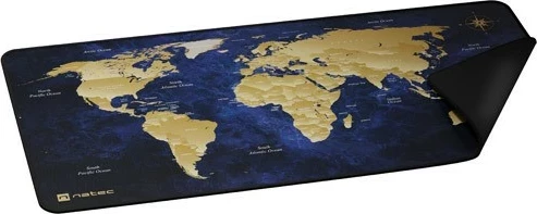Mauspad za gamerje Natec School, 800x400 mm, črno-rumena