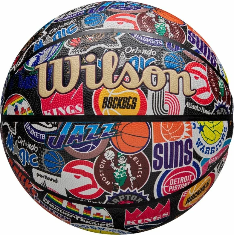 Številka 7 večbarvna košarkarska žoga, Wilson