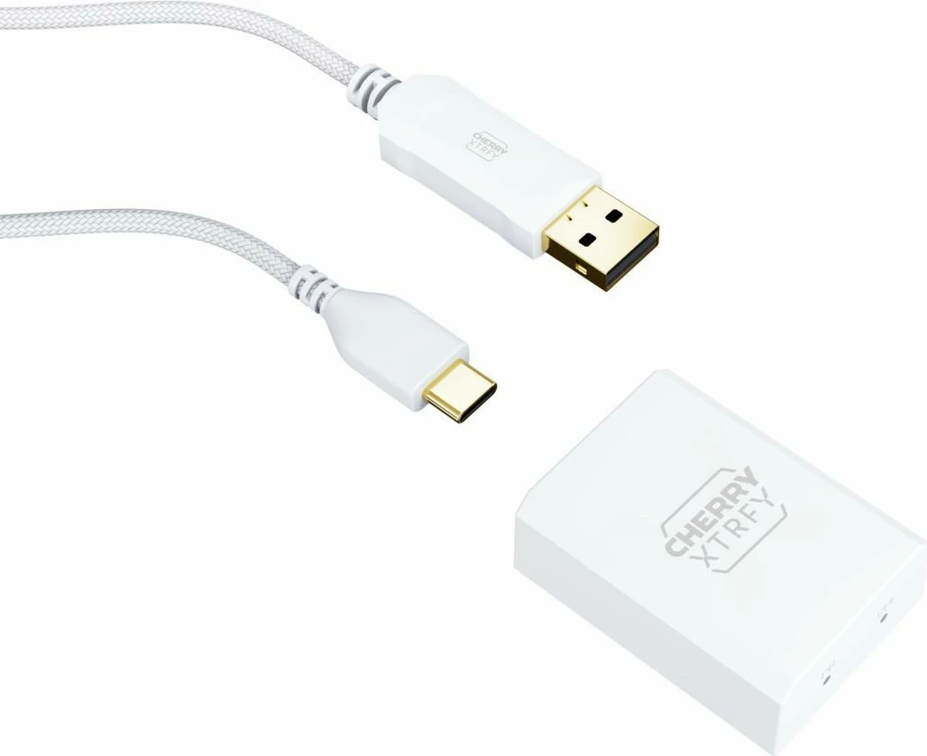 Gaming miš XTRFY M64 Pro Wireless CHERRY, 26000 DPI, črn/bel