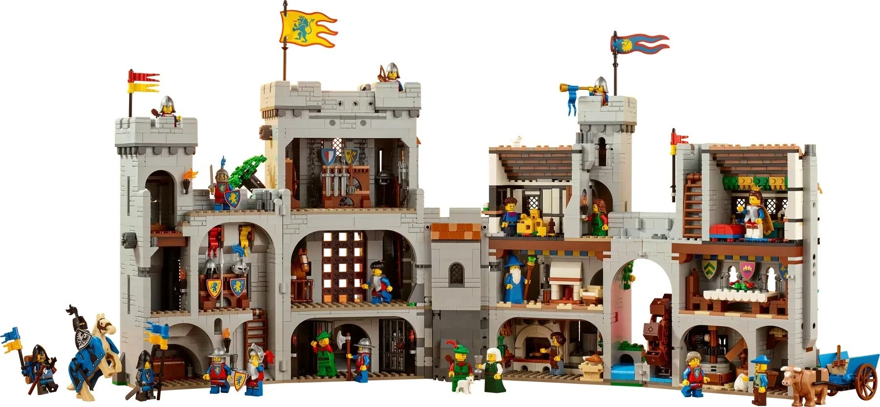 Model gradu Lion Knights' Castle, komplet LEGO ICONS 10305