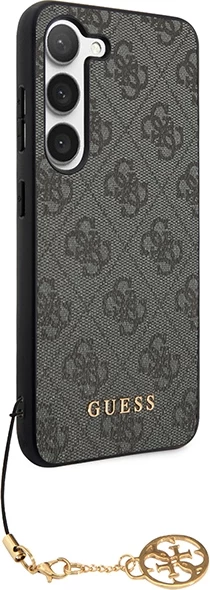 Ovitek Guess 4G Charms Collection za Samsung Galaxy A35, črn