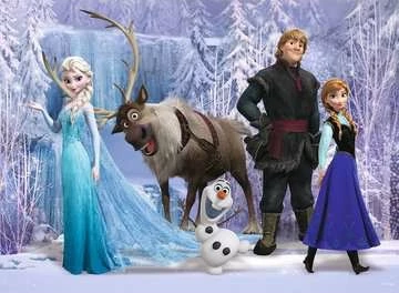 Puzzle z Disney risankami, 100 kosov, za otroke Ravensburger