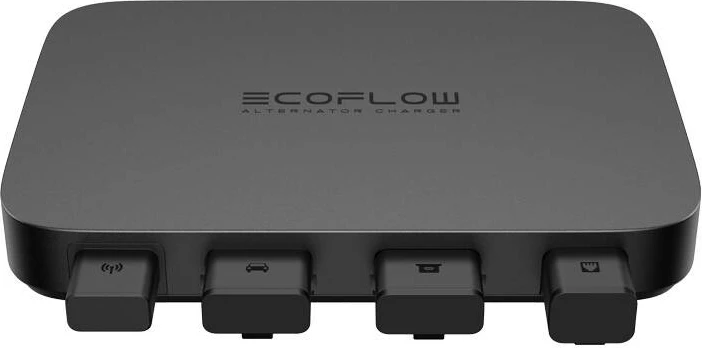 Polnilec alternatorja, EcoFlow model 5015501001, za avtomobile in avtodome (RV), 800 W, črn