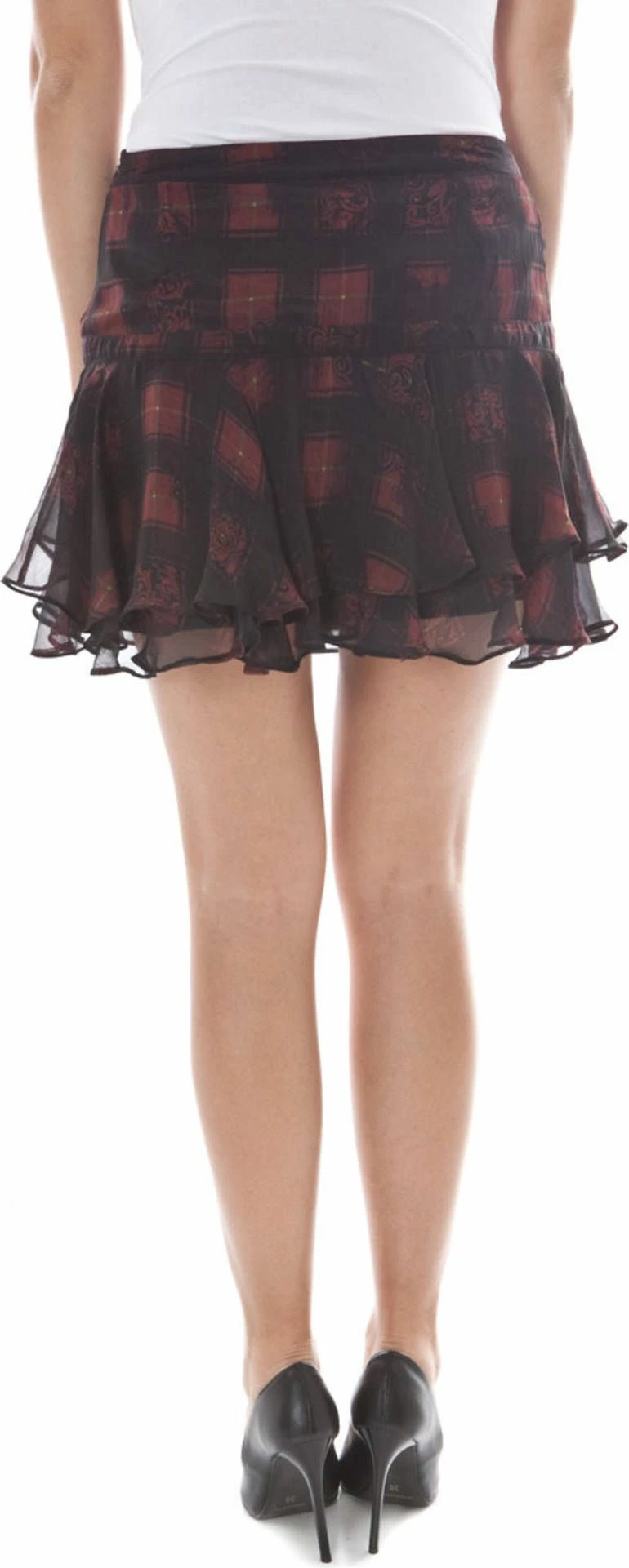 Kratko krilo za ženske JOHN GALLIANO, črno