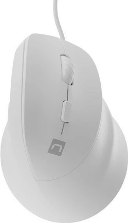 Vertikalni miš Natec Crake 2 Pro, 12800 DPI, 6 gumbov, bel