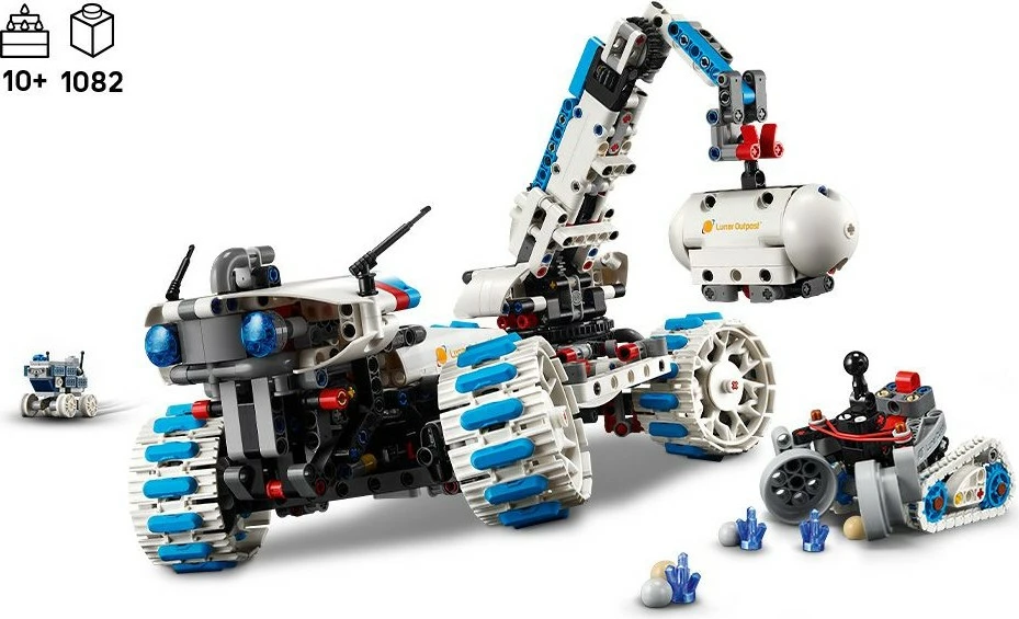 Gradbeni set LEGO Technic Lunar Outpost 42211, 1082 kosov, večbarven