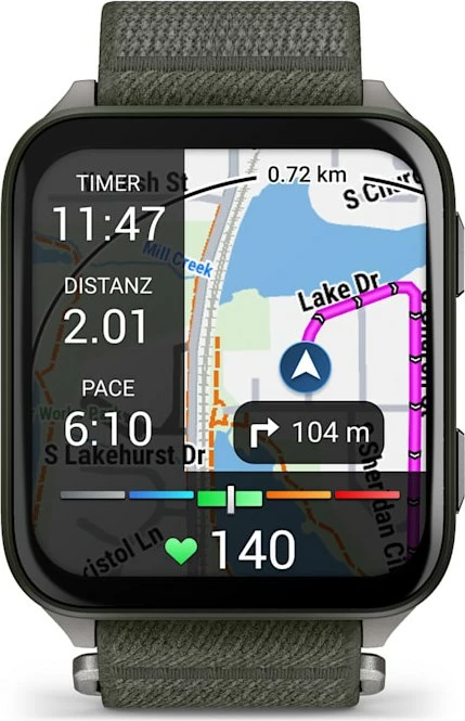 Pametna ura Garmin Venu X1, 5,08 cm AMOLED, GPS, črna