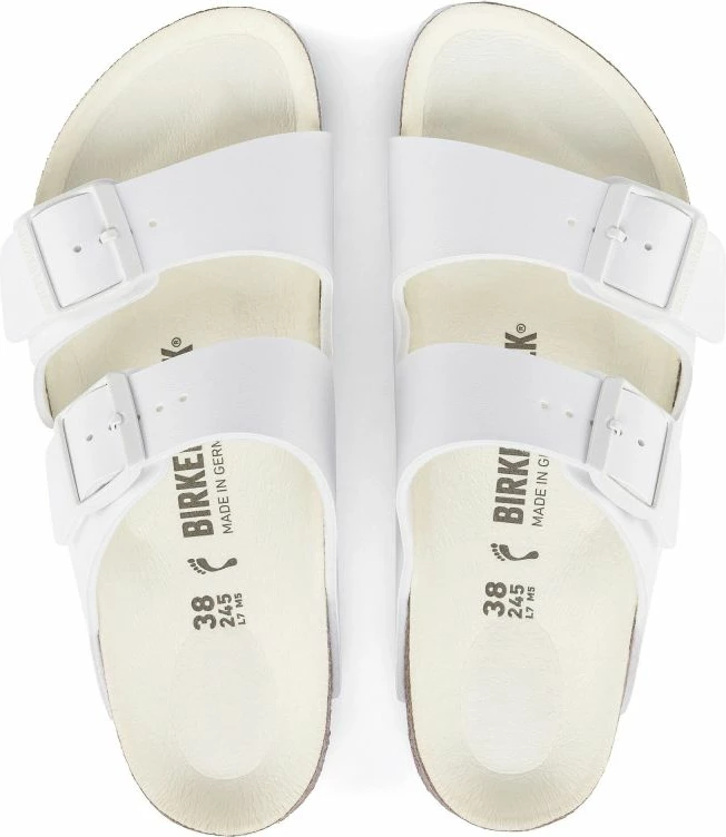 Natikači Birkenstock za ženske in moške, beli