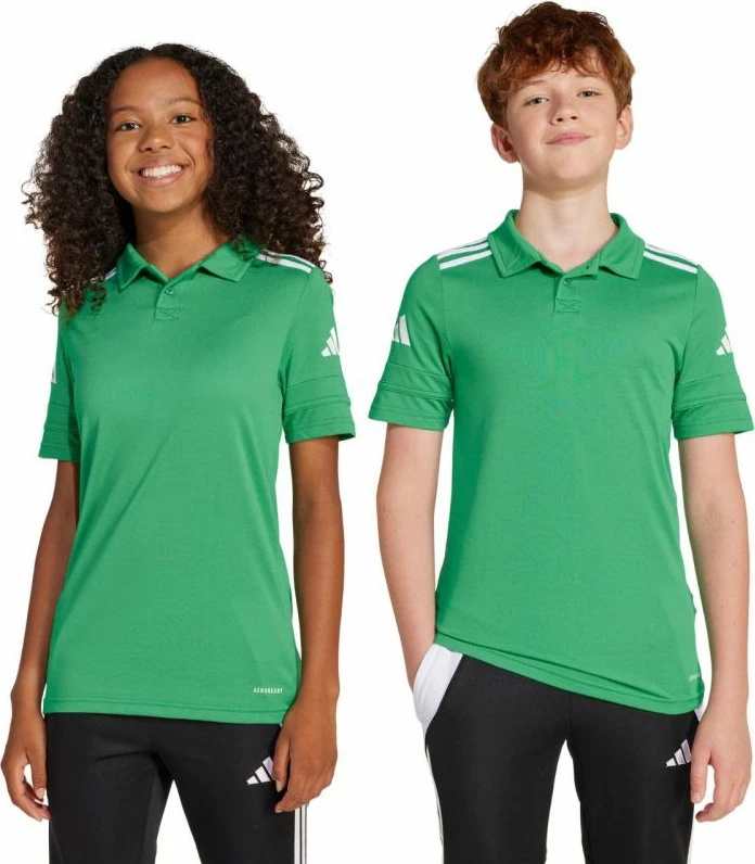 Polo majica za otroke adidas, zelena
