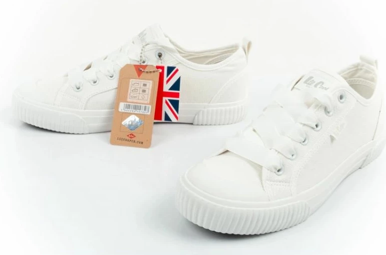 Ženski čevlji Lee Cooper, beli