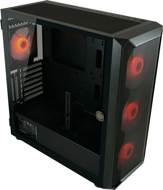 Kaseta za igre LC-Power 804B, Midi Tower, ATX, micro ATX, Mini-ITX, črna