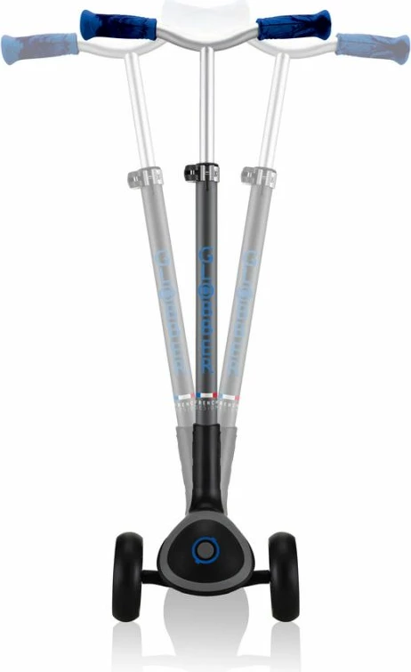 Otroški skiro z tremi kolesi Globber, črn in moder