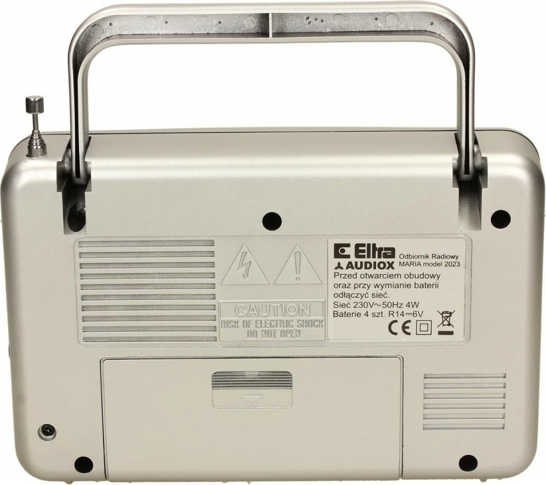 Prenosni radio Eltra MARIA, srebrn, mono, FM/LW